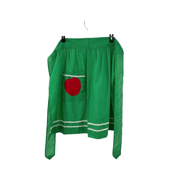 Handmade Other - Handmade Green Polka Dot Apple Half Kitchen Apron Used